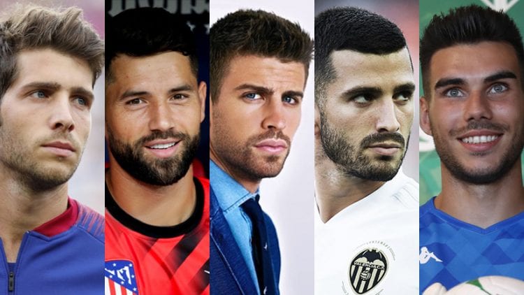 Futbolistas españoles guapos. Los jugadores de fútbol más guapos de la Liga Española