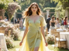 Vestidos de invitada de boda de día de tendencia en 2025 Vestidos de invitada de boda de día de tendencia