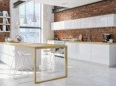 Cocina de microcemento