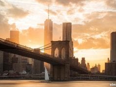 Puesta de sol en Nueva York