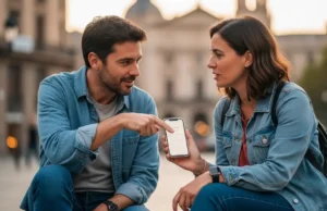 Cómo influye la estructura de las líneas de pago en la volatilidad de las tragamonedas en línea Dos personas hablando en Zaragoza