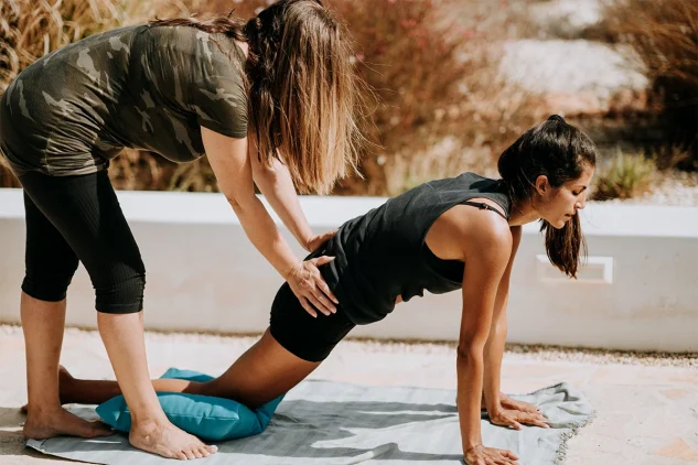 Entrenadora personal de fitness