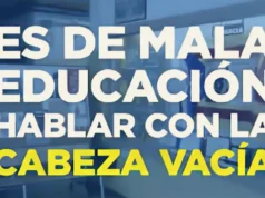 La enseñanza. Por Fernando de Orbaneja Es de mala educación hablar con la cabeza vacía. El Magacín.