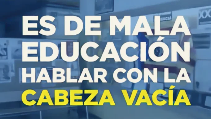 es-de-mala-educacion-hablar-con-la-cabeza-vacia Es de mala educación hablar con la cabeza vacía. El Magacín.