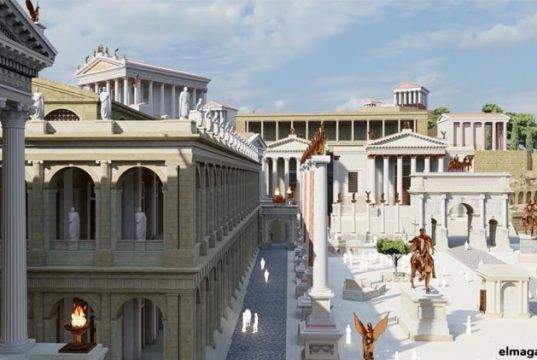Cómo era la Antigua Roma sobre el mapa. El Foro Romano