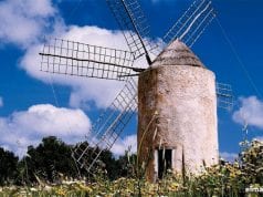 Molinos de la isla de Formentera. El Magacín.