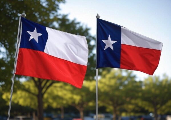 ¿Por qué se parecen las banderas de Chile y Texas?