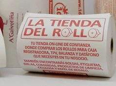 Rollo de papel térmico