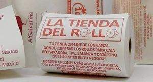 Rollo de papel térmico