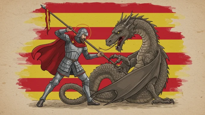 sant jordi o san jorge Dónde se celebra Sant Jordi o San Jorge