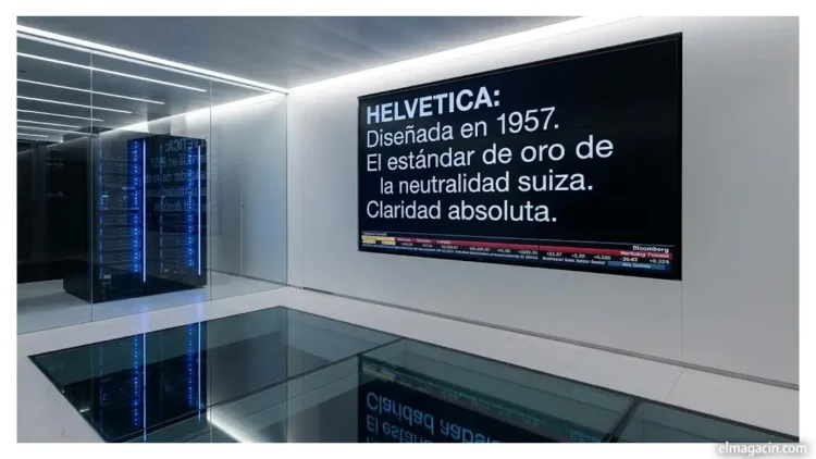 Tipografía Helvetica suiza Tipografía Helvetica suiza