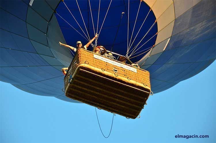 Vuelo en globo. El Magacín.